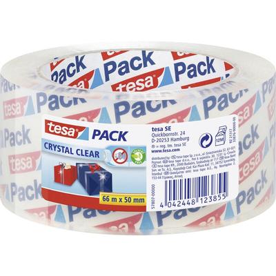 Packband pack® Crystal Clear Maße: 50 mm x 66 m (b x l) Werkstoff: Polypropylen