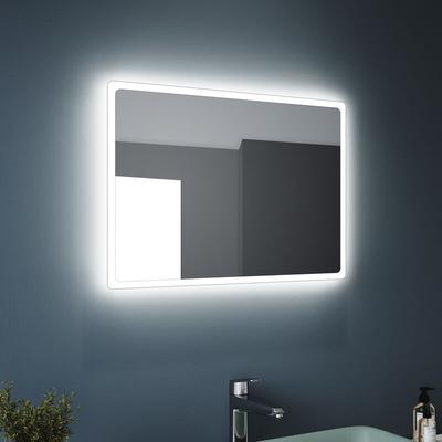 Sonni - Badspiegel Led Beleuchtung Badezimmerspiegel mit led Kaltweißer Beleuchtung 60x40 cm