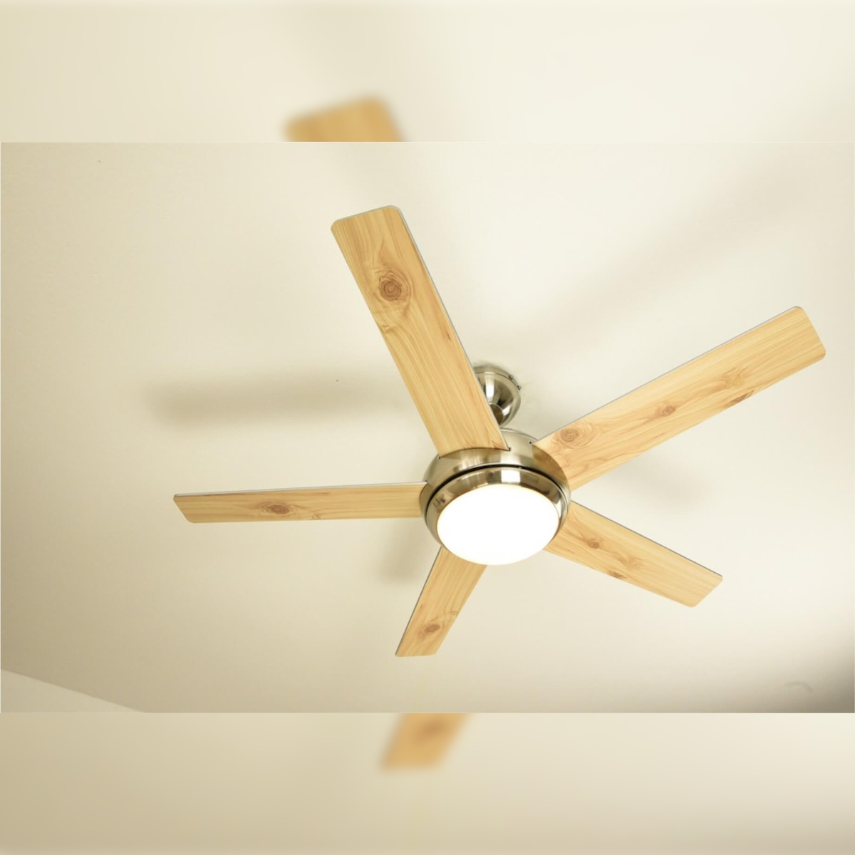 aireRyder Deckenventilator Fresco Nickel 112 cm mit Licht 112 Image