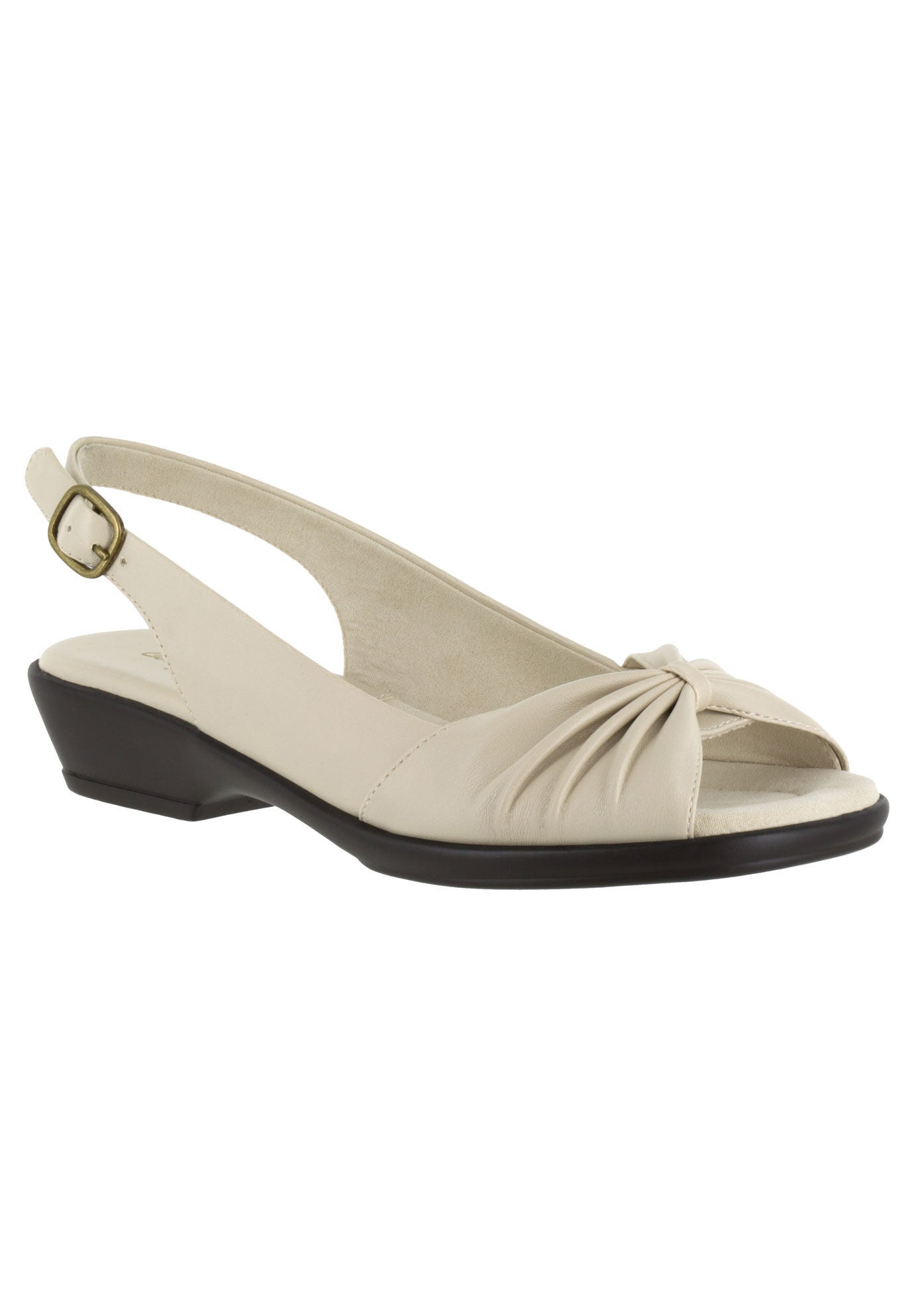 Wide Width Women's Fantasia Sandals by Easy Street® in Bone (Size 9 1/2 W)