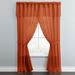 Wide Width BH Studio Sheer Voile 5-Pc. One-Rod Curtain Set by BH Studio in Autumn Leaves (Size 60" W 63" L) Window Curtain