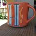 Anthropologie Dining | Anthropologie Mug Hand Painted Monogram “H” Orange | Color: Orange | Size: Os
