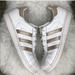 Adidas Shoes | Adidas Original Superstar White Rose Gold | Color: White | Size: 8