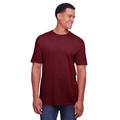 Gildan G670 Men's Softstyle CVC T-Shirt in Maroon Mist size Medium | Cotton/Polyester Blend 67000, G67000