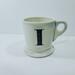 Anthropologie Dining | Anthropologie Monogram I Coffee Mug | Color: Black/White | Size: Os