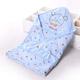 Newborn Baby Swaddling Blanket, Pure Cotton Wrap Blanket, Machine Washable 100% Organic Cotton (6045#Blue)