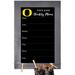 Oregon Ducks 11" x 19" Personalized Team Weekly Chalkboard with Frame