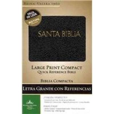 Santa Biblia: Antiguo y nuevo testament, Negro, piel gabricada / Black Bonded Leather, Quick Reference (Spanish Edition)