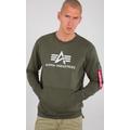 Alpha Industries 3D Logo Sweatshirt, green, Size XS