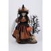 Karen Didion Originals Haunted Trail Witch on Base 21.5 H x 15.0 W x 9.0 D in black/gray/orange | 21.5" H X 15" W X 9" D | Wayfair HASC-05