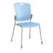 Humanscale Cinto Stackable Chair Plastic/Acrylic/Metal in Blue | 35.5 H x 20 W x 16 D in | Wayfair C10S52