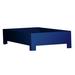 David Francis Furniture 16" Platform Bed Frame Wood in Blue | 16 H x 42 W x 79 D in | Wayfair B4007BED-T-S137