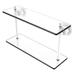 Darby Home Co Lera Wall Shelf Glass/Metal in White | 8 H x 16 W x 5.6 D in | Wayfair 1211D79006D94280B43DD04D33BED622