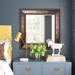 Fleur De Lis Living Acton Traditional Beveled Distressed Wall Mirror, Wood | 35.5 H x 35.5 W x 0.75 D in | Wayfair 3BDBB5B5E108449C904AA26558799D8C