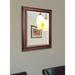 Darby Home Co Soderlund Traditional Beveled Accent Mirror Wood in Brown/Red | 33.5 H x 39.5 W x 0.75 D in | Wayfair