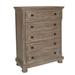 Rosalind Wheeler Servantes 5 Drawer Accent Chest Metal in Brown | 54.25 H x 18 W x 40 D in | Wayfair BFFF2D4B44504415A7830C73D58F4443