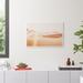 Union Rustic Nature & Landscape Modern Desert Peach - Graphic Art Print Paper/Metal in Orange/White | 32 H x 22 W x 0.5 D in | Wayfair