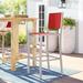 Sol 72 Outdoor™ Mckinnon Patio Bar Stool in Red | 48 H x 18.5 W x 22 D in | Wayfair 9516A225F66D445DA28244284F966A30