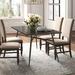 Kelly Clarkson Home Hampton Dining Table Wood/Metal in Black/Brown/Gray | 29.75 H x 60 W x 36 D in | Wayfair AGTG2508 42395794
