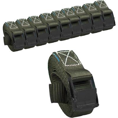 10x Profi Spanngurt Gurt Zurrgurt Klemmschloss Auto 1-tlg 2,5m 250 kg schwarz