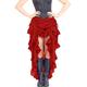 ThePirateDressing Steampunk Victorian Gothic Punk Vampire Show Girl Skirt C1367 [Red] [X-Large]