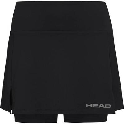 HEAD Damen Skort CLUB Basic Skort W, Größe XS in Schwarz