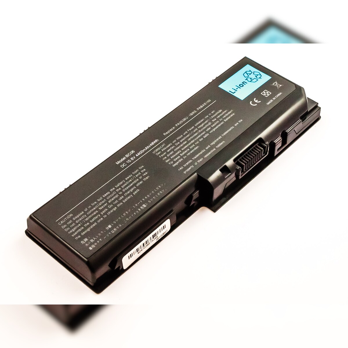 AGI Akku kompatibel mit Toshiba Satellite P300D-12O, Schwarz Image