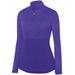 Augusta Sportswear 2909 Women's Shadow Tonal Heather 1/4 Zip Pullover T-Shirt in Purple size Medium | Polyester