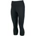 Augusta Sportswear AG2628 Women's Hyperform Compression Capri Pant in Black size Small | Spandex 2628