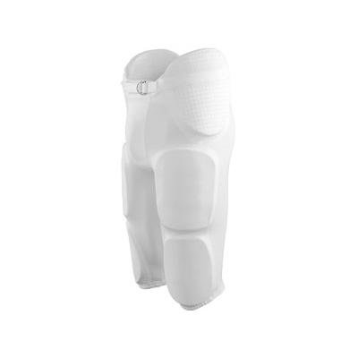 Augusta Sportswear AG9601 Youth Gridiron Integrated Football Pant in White size 2XL | Polyester 9601