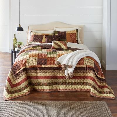 Salem Harvest Bedspread by BrylaneHome in Brown Mu...