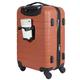 Wrangler Smart Gepäckset mit Getränkehalter und USB-Anschluss, Burnt orange, 20-Inch Carry-On, Smart Gepäck-Set mit Getränkehalter und USB-Port