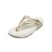 Women's The Sporty Slip On Thong Sandal by Comfortview in Gold (Size 7 M)