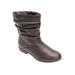 Women's Madison Bootie by Comfortview in Brown (Size 9 M)