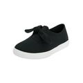 Wide Width Women's The Anzani Slip On Sneaker by Comfortview in Black (Size 7 1/2 W)