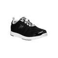 Extra Wide Width Women's TravelWalker II Sneaker by Propet® in Black Mesh (Size 6 1/2 WW)