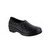 Women's Tiffany Flats by Easy Street in Black Rose Embossed (Size 8 M)