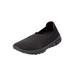 Women's CV Sport Ria Slip On Sneaker by Comfortview in Black (Size 9 M)