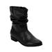 Wide Width Women's Madison Bootie by Comfortview in Black (Size 10 1/2 W)