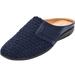 Wide Width Women's The Lola Mule by Comfortview in Navy Metallic (Size 12 W)