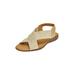 Women's The Celestia Sling Sandal by Comfortview in Gold Metallic (Size 12 M)