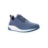 Wide Width Women's Tour Knit Running Shoe by Propet in Denim (Size 7 1/2 W)