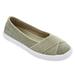 Women's The Jazlyn Slip-On Sneaker by Comfortview in Olive (Size 9 1/2 M)