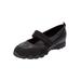 Extra Wide Width Women's CV Sport Basil Sneaker by Comfortview in Black (Size 8 WW)