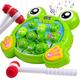 Rolimate Whack A Frog Interactive Game, Hammering Pounding Toy Activity Game Music Toy