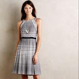 Anthropologie Dresses | Anthropologie Eva Franco Saybrook Striped Dress | Color: Gray/White | Size: 6