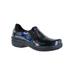 Women's Bind Slip-Ons by Easy Works by Easy Street® in Iridescent Patent Leather (Size 7 1/2 M)