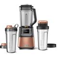 SENCOR 7877CH SBU 7876GD Automatic Vacuum Super Blender, 1500 Watt, Smoothie, 8 Titanium Blades, 7 Programmes, Gold, Plastic