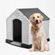 Bella Pet - Niche pour grands chiens dans un jardin en plastique Bobby