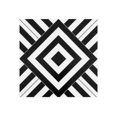 Retro 12" x 12" Self Adhesive Vinyl Floor Tile - 20 Tiles/20 sq. ft. by Achim Home Décor in Geometric